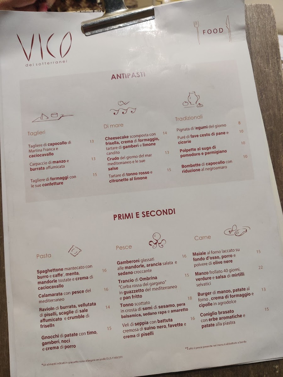 Vico dei Sotterranei Photo Menu 6