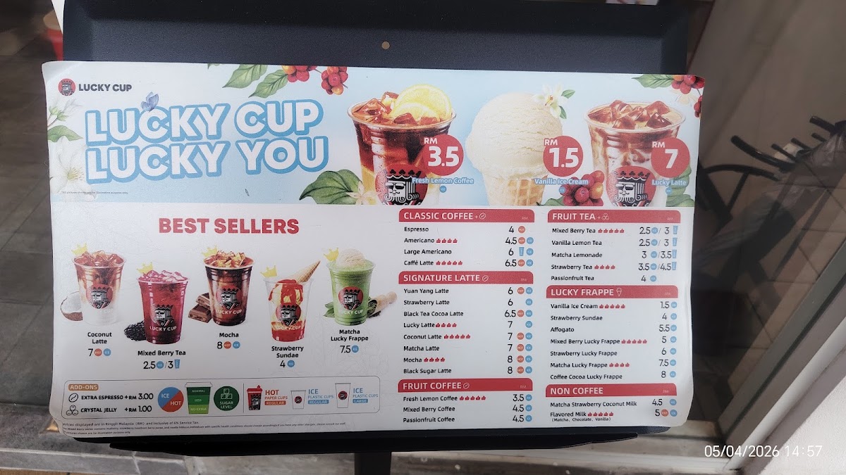 Lucky Cup Anggun City Photo Menu 2