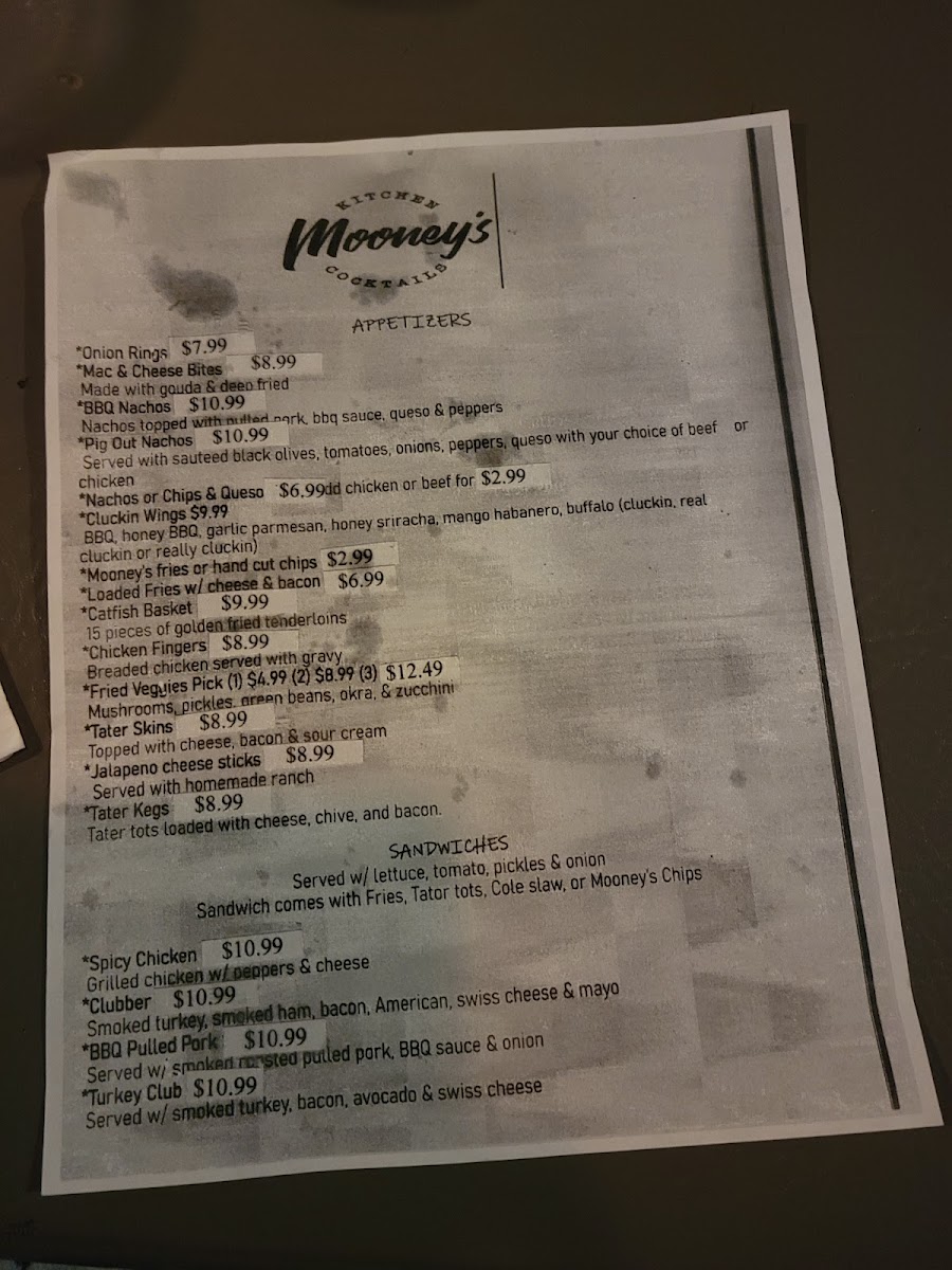 Mooney's Pub & Grill Photo Menu 5