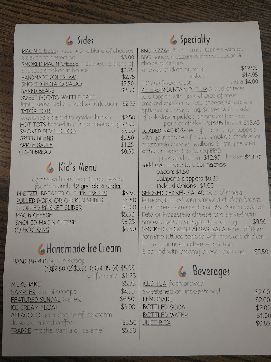 Fire & Ice Smokehouse & Creamery Photo Menu 9