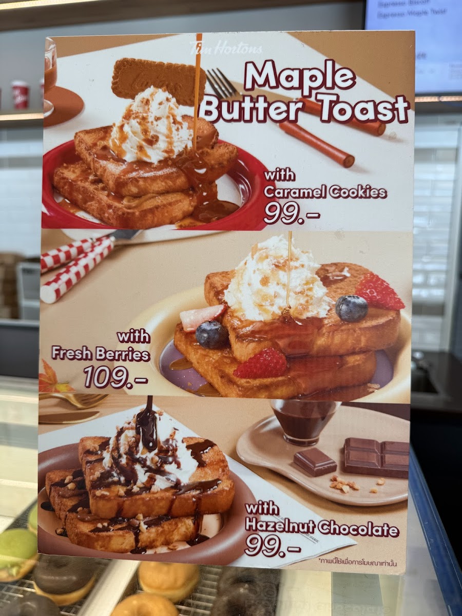 Tim Hortons - Samyan Mitrtown Photo Menu 1