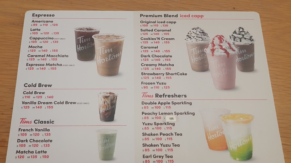 Tim Hortons - Samyan Mitrtown Photo Menu 3