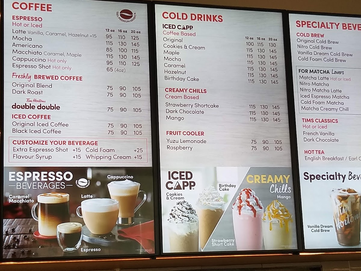 Tim Hortons - Samyan Mitrtown Photo Menu 8
