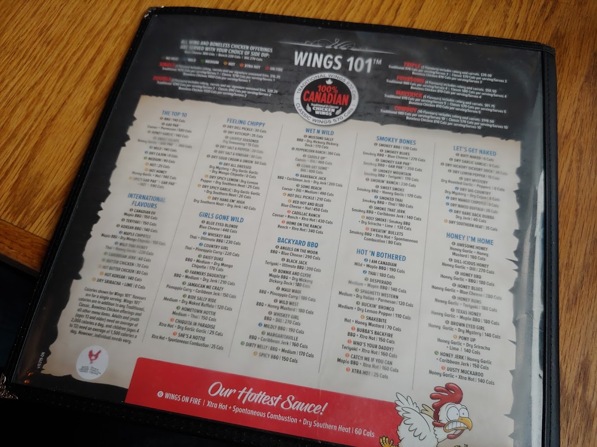 Wild Wing Kanata Photo Menu 7