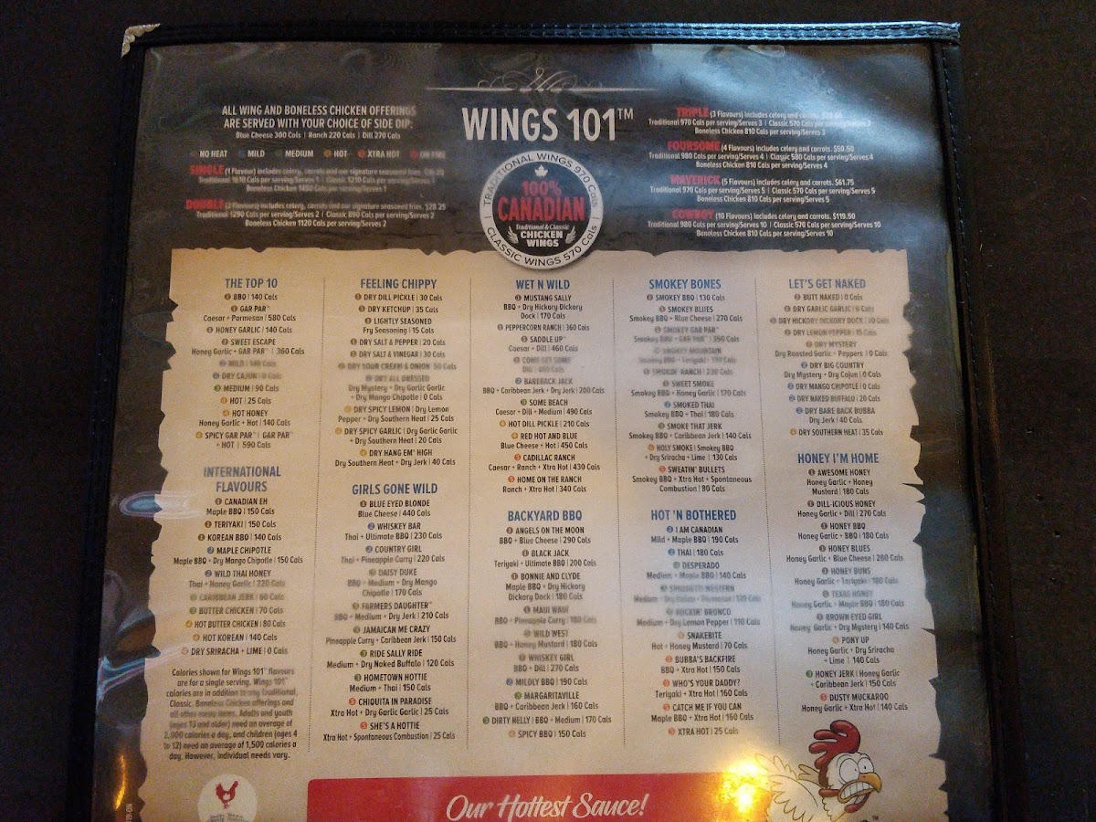 Wild Wing Kanata Photo Menu 9