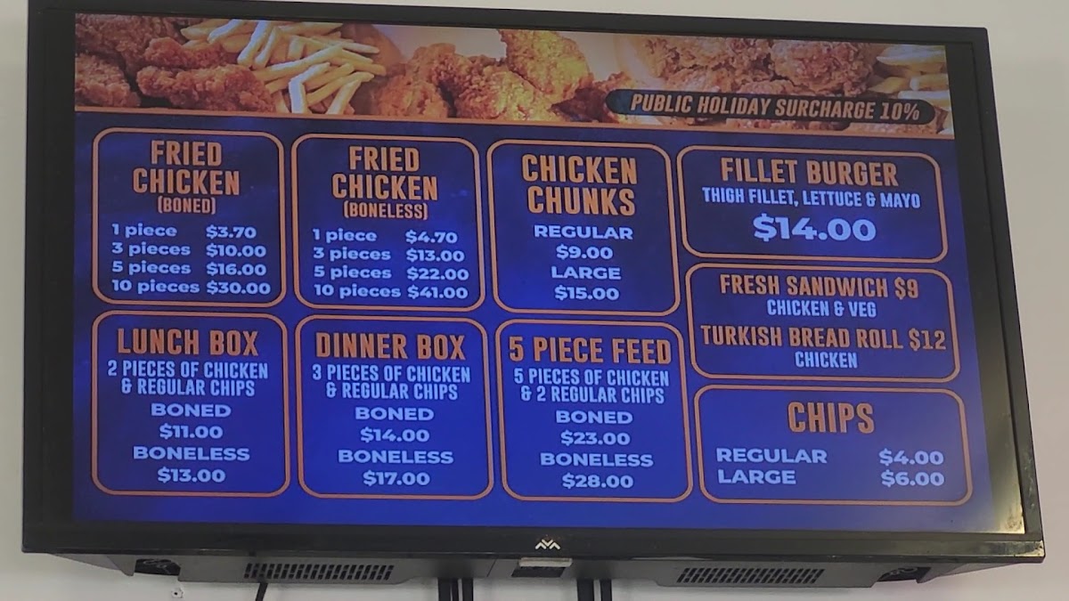 Country Fried Chicken Photo Menu 1