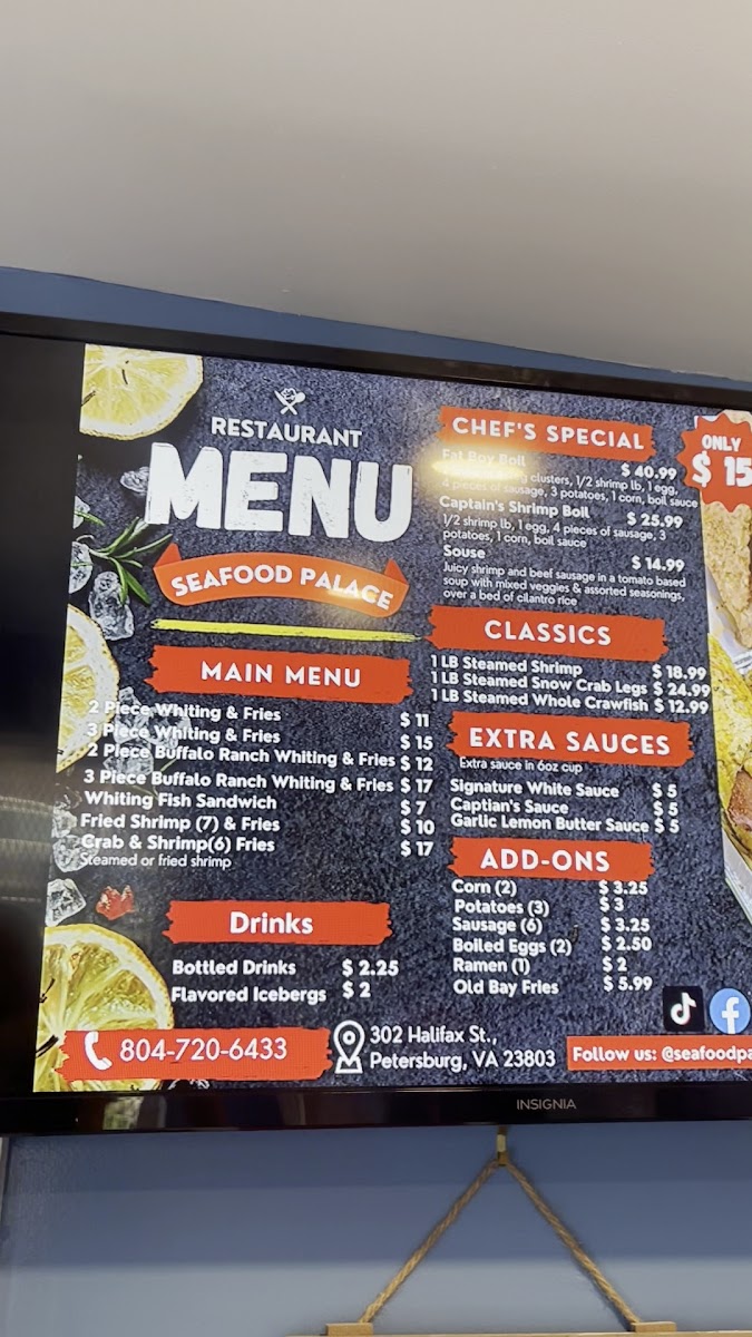 Seafood Palace Photo Menu 4