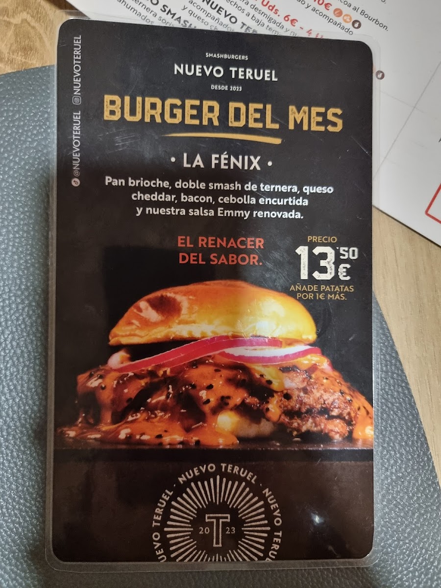 Nuevo Teruel Smashburgers Photo Menu 6