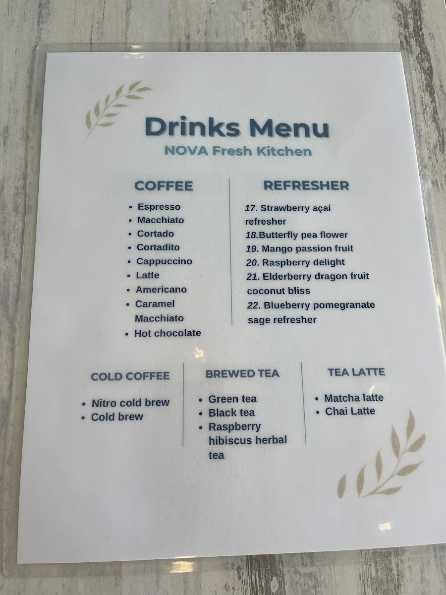 NOVA FRESH KITCHEN Photo Menu 4
