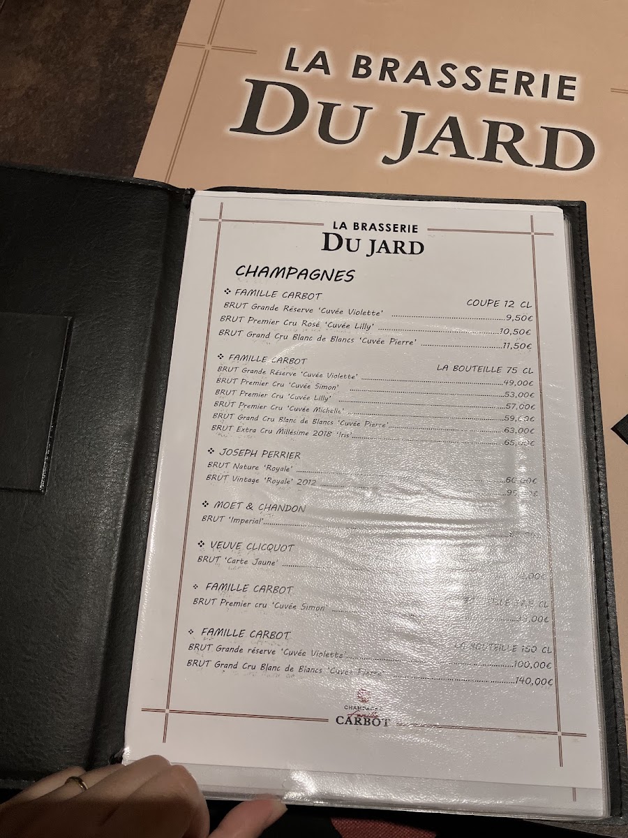 La Brasserie du Jard Photo Menu 5