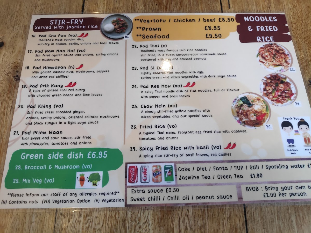 Sunnyhill Thai Kitchen Photo Menu 10