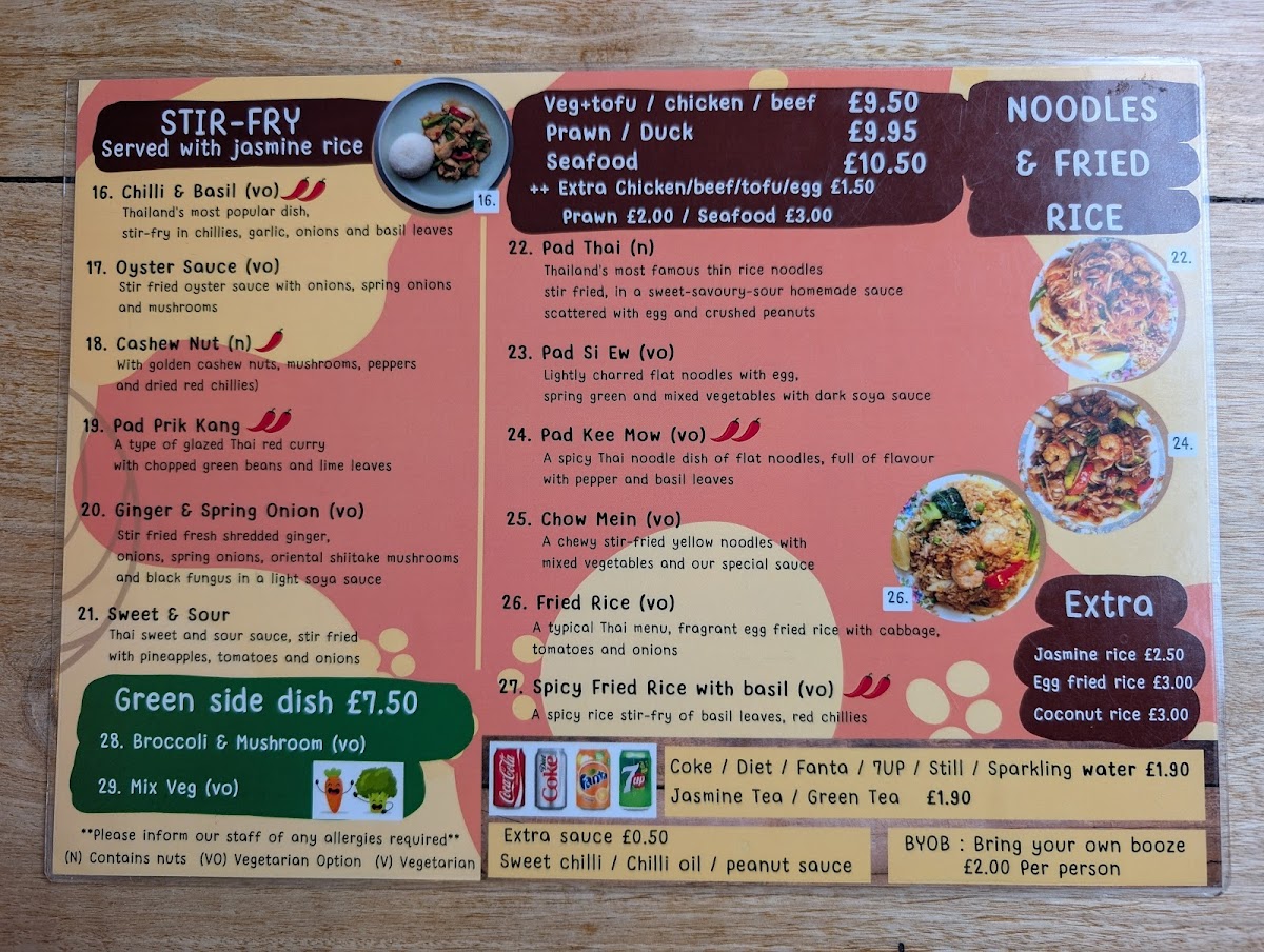Sunnyhill Thai Kitchen Photo Menu 3