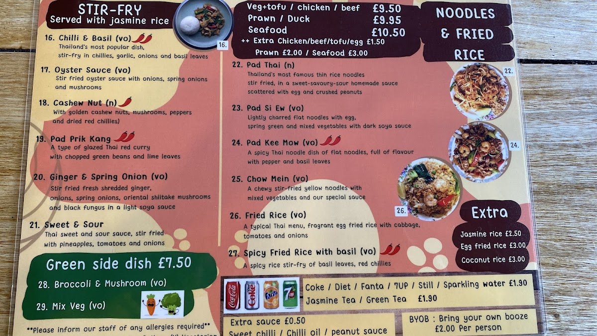 Sunnyhill Thai Kitchen Photo Menu 6