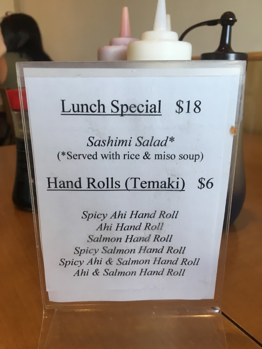 Spicy Ahi & BBQ Photo Menu 8