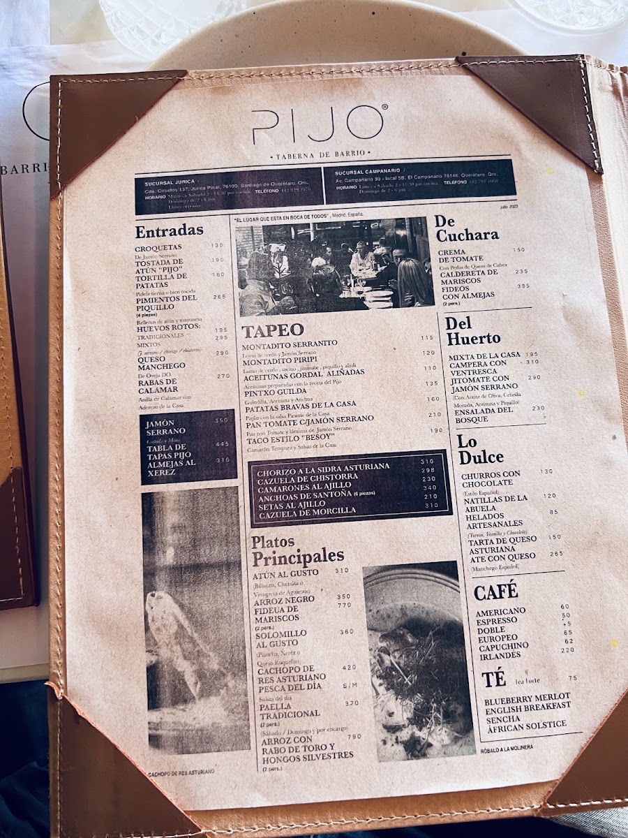 El Pijo Taberna de Barrio (Jurica) Photo Menu 1