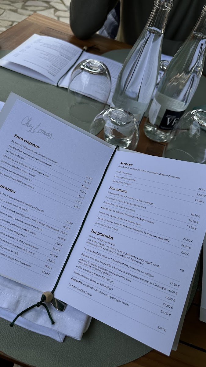 Chez Tomàs Photo Menu 7