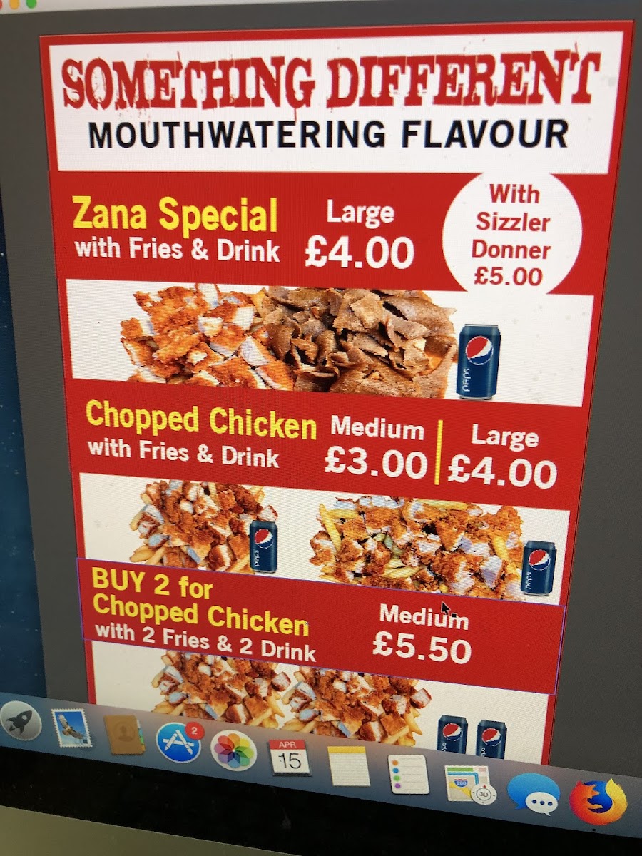 Zana Steakhouse Photo Menu 7