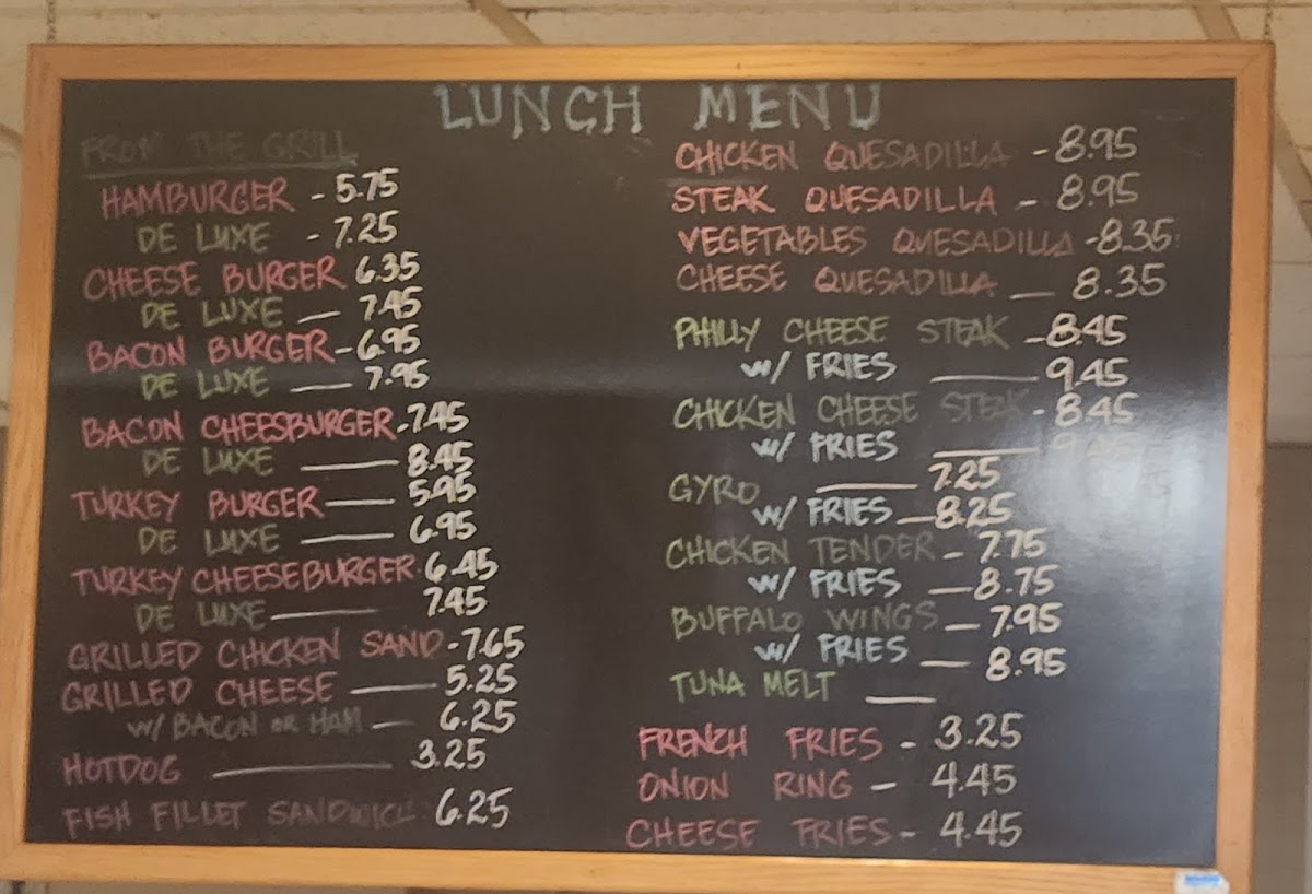 Discovery Cafe Photo Menu 2