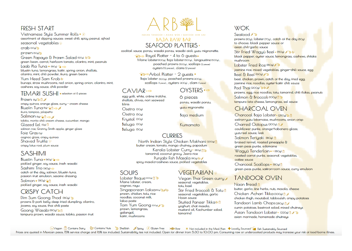 Arbol Photo Menu 1