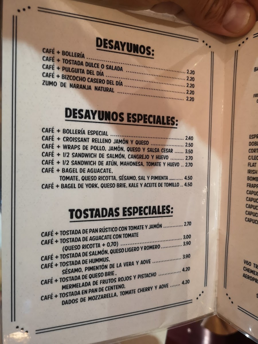 Veintiuno Coffee Photo Menu 10