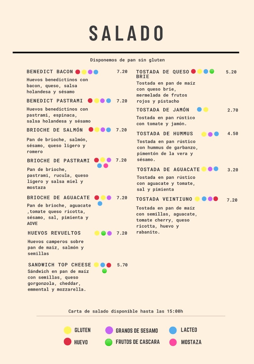 Veintiuno Coffee Photo Menu 2