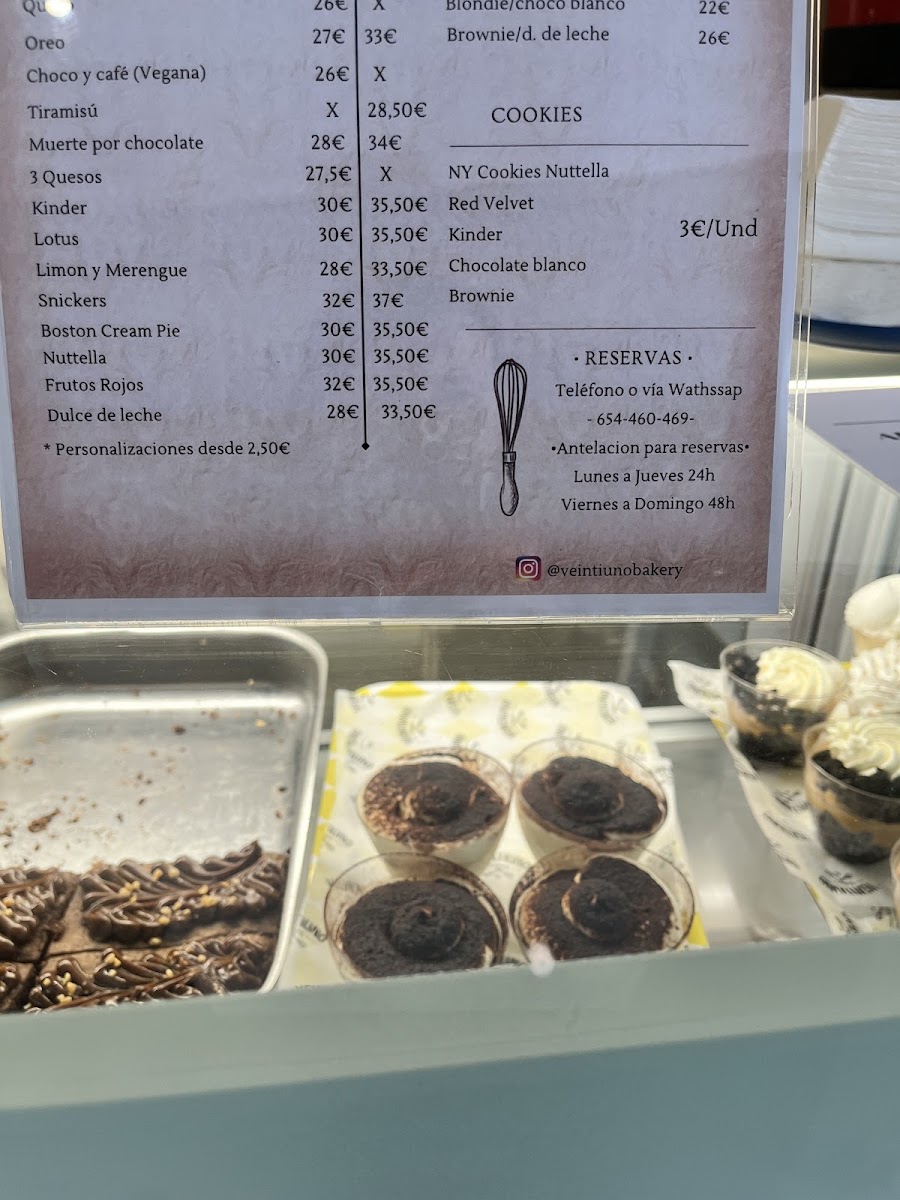 Veintiuno Coffee Photo Menu 5