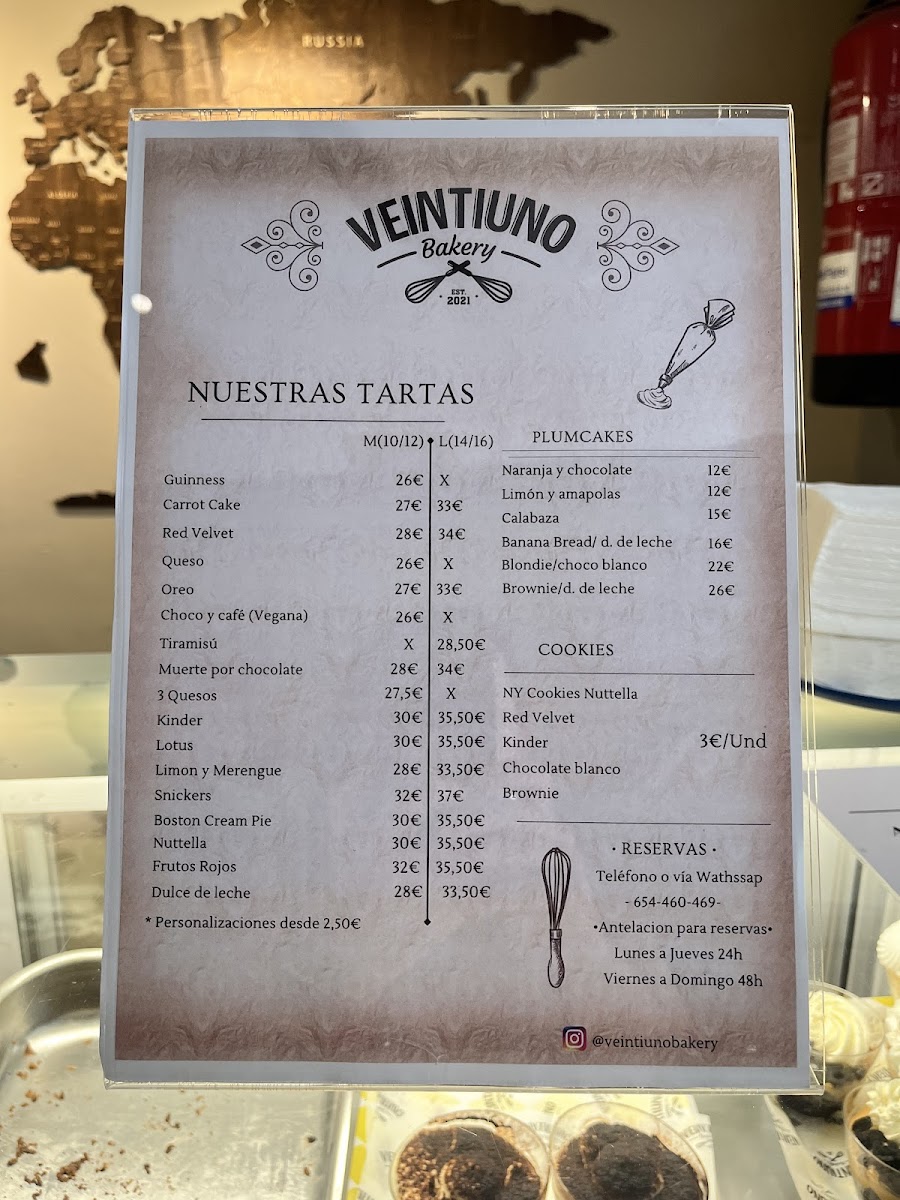 Veintiuno Coffee Photo Menu 8