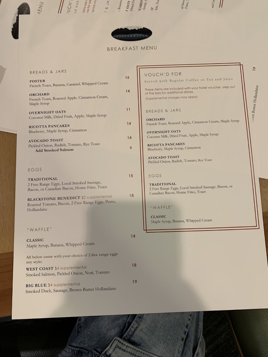 Silverwater Grill & Lounge Photo Menu 2