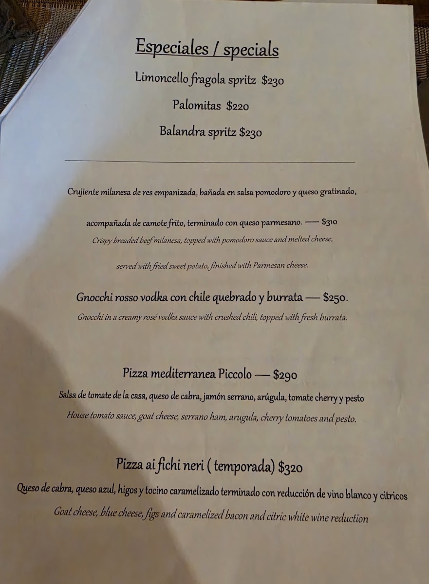 Piccolo Pomodoro Photo Menu 5