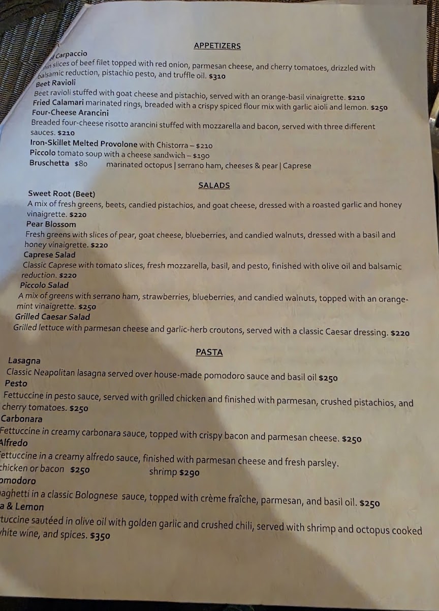Piccolo Pomodoro Photo Menu 7