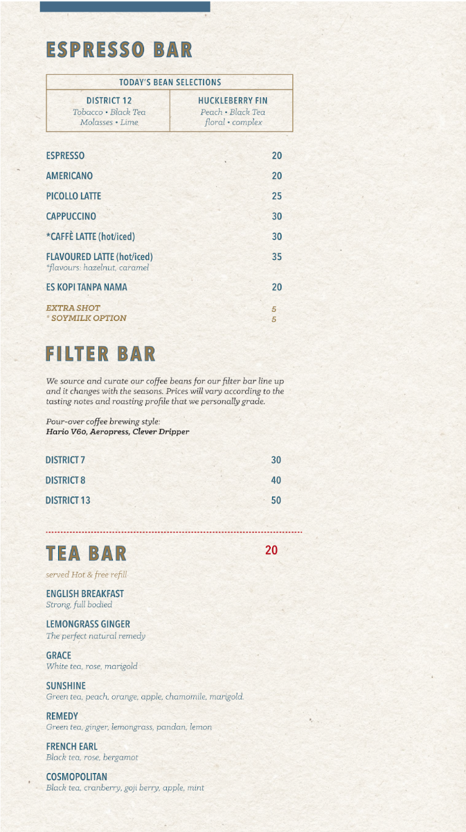 The Cabin Coffee Bar Photo Menu 6