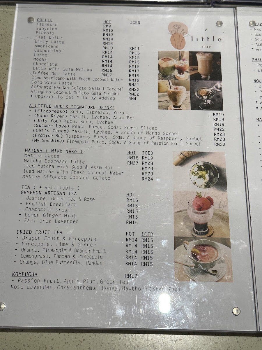 A Little Bud Florist Cafe Photo Menu 3