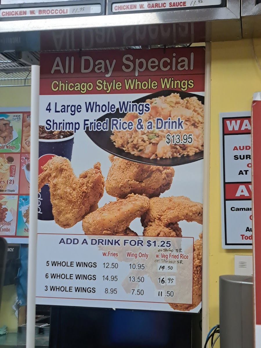Happy Dragon Chinese Cafeteria Photo Menu 5