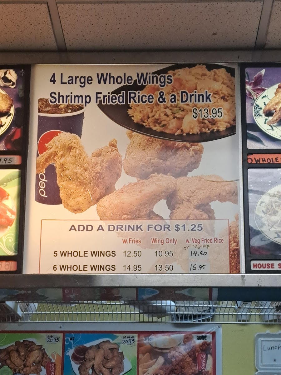 Happy Dragon Chinese Cafeteria Photo Menu 7
