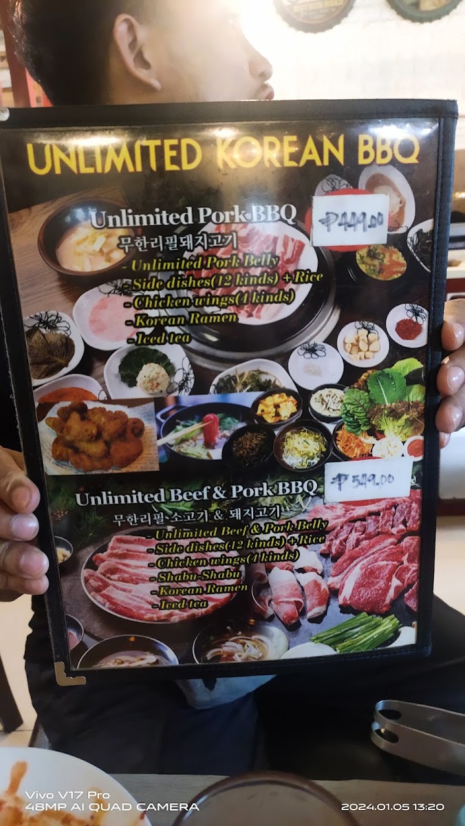 OAK BBQ Korean Cuisine Photo Menu 2