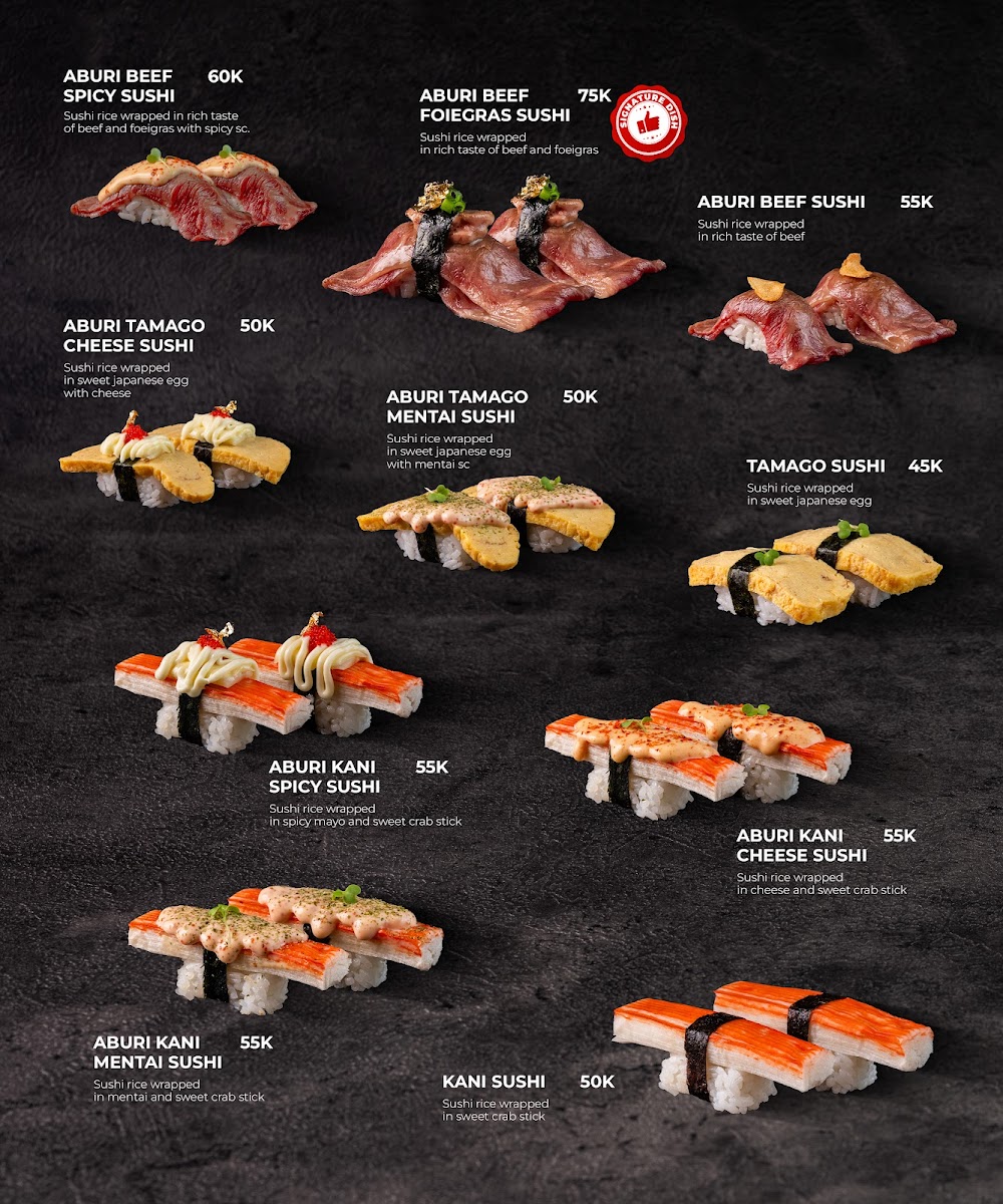 Tenji Sushi Photo Menu 9