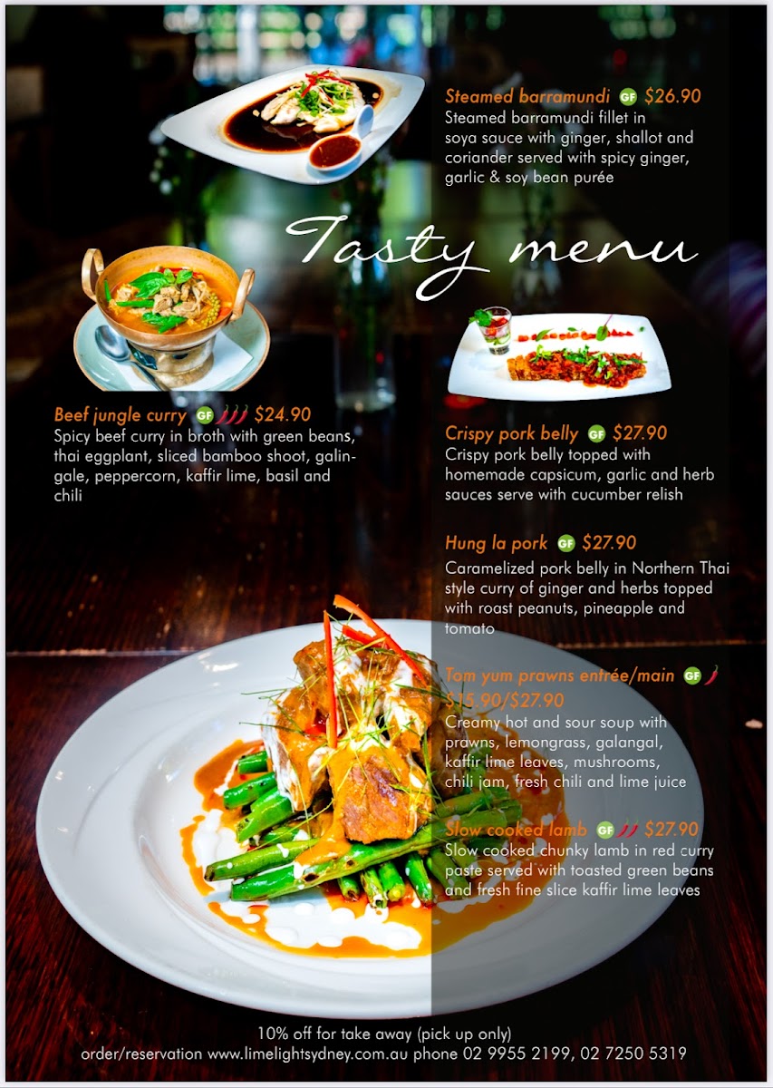 Limelight Cafe & Restaurant Photo Menu 5