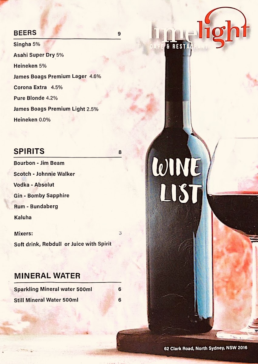 Limelight Cafe & Restaurant Photo Menu 7