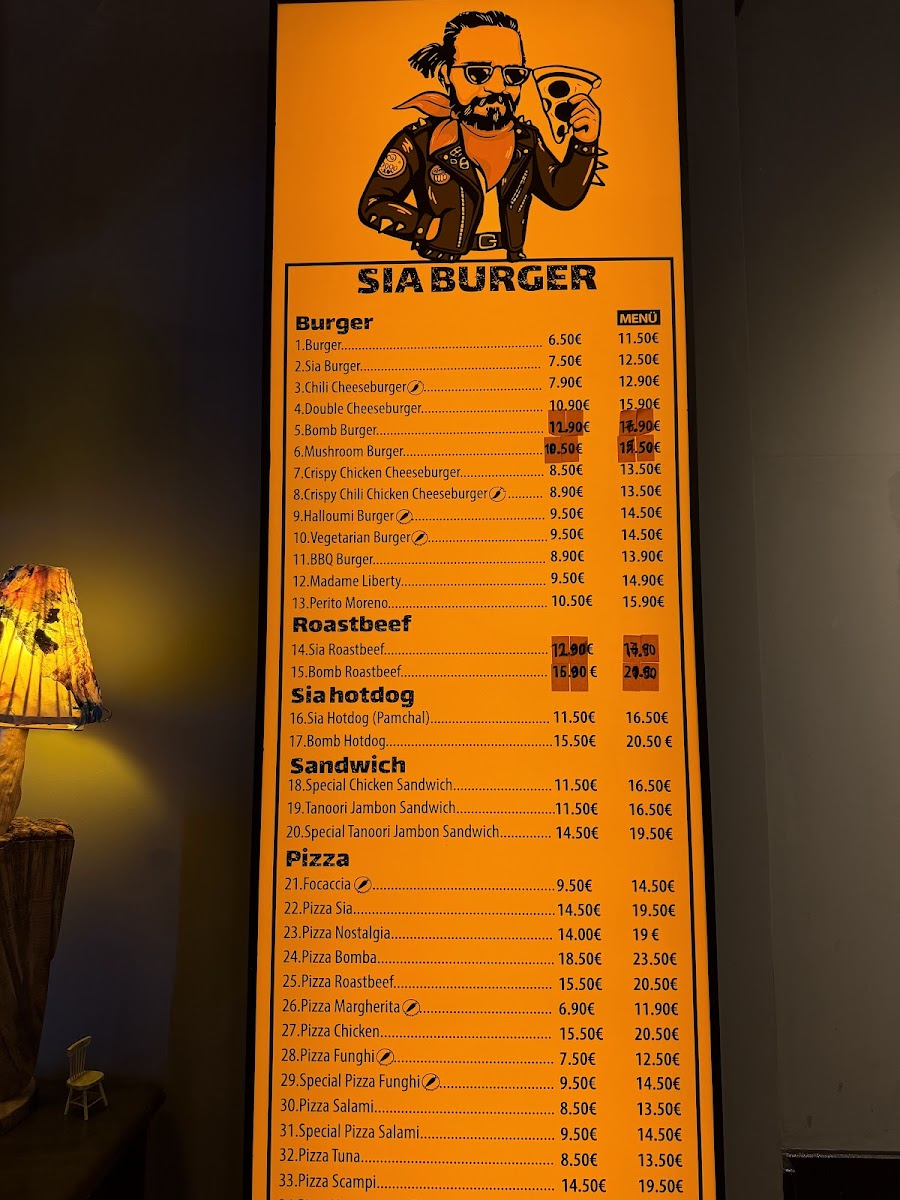 SIA BURGER Photo Menu 3