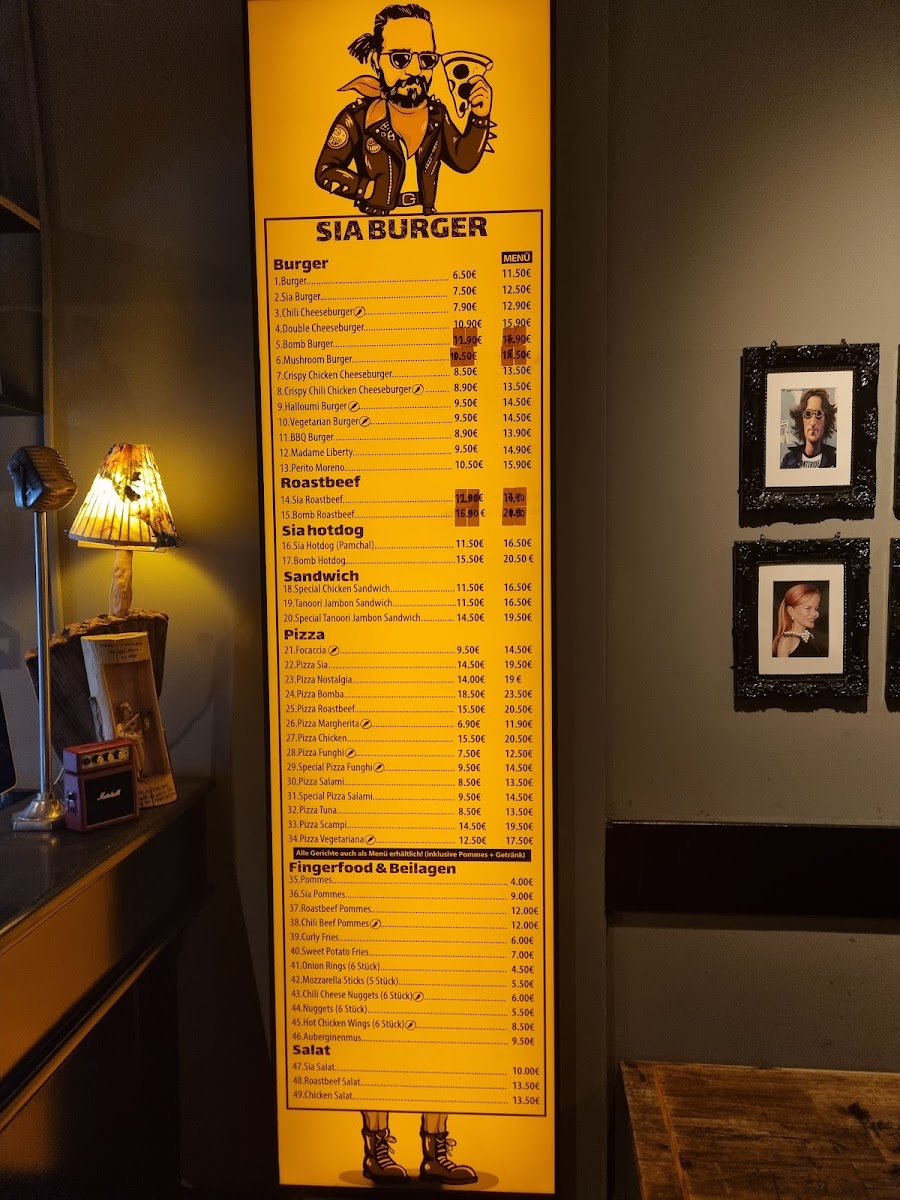 SIA BURGER Photo Menu 5