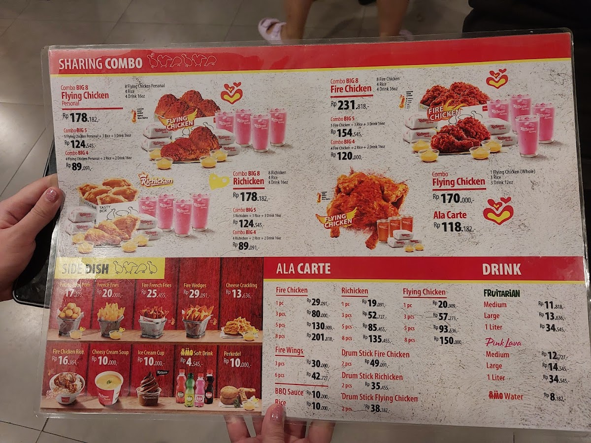 Richeese Factory Cinere Photo Menu 3