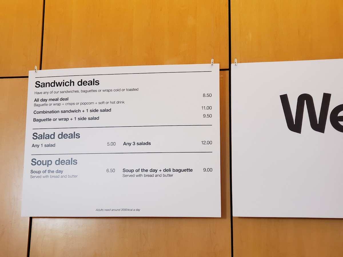 Wellcome Collection Cafe Photo Menu 1
