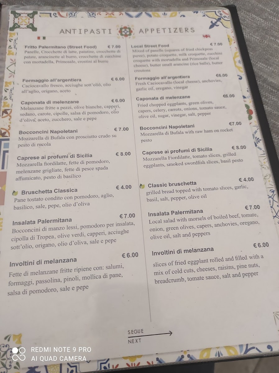 Ristorante Pizzeria Italia Photo Menu 6