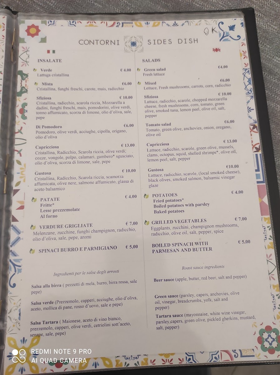Ristorante Pizzeria Italia Photo Menu 8