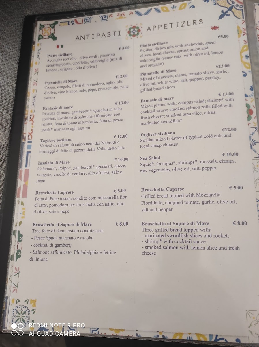 Ristorante Pizzeria Italia Photo Menu 9