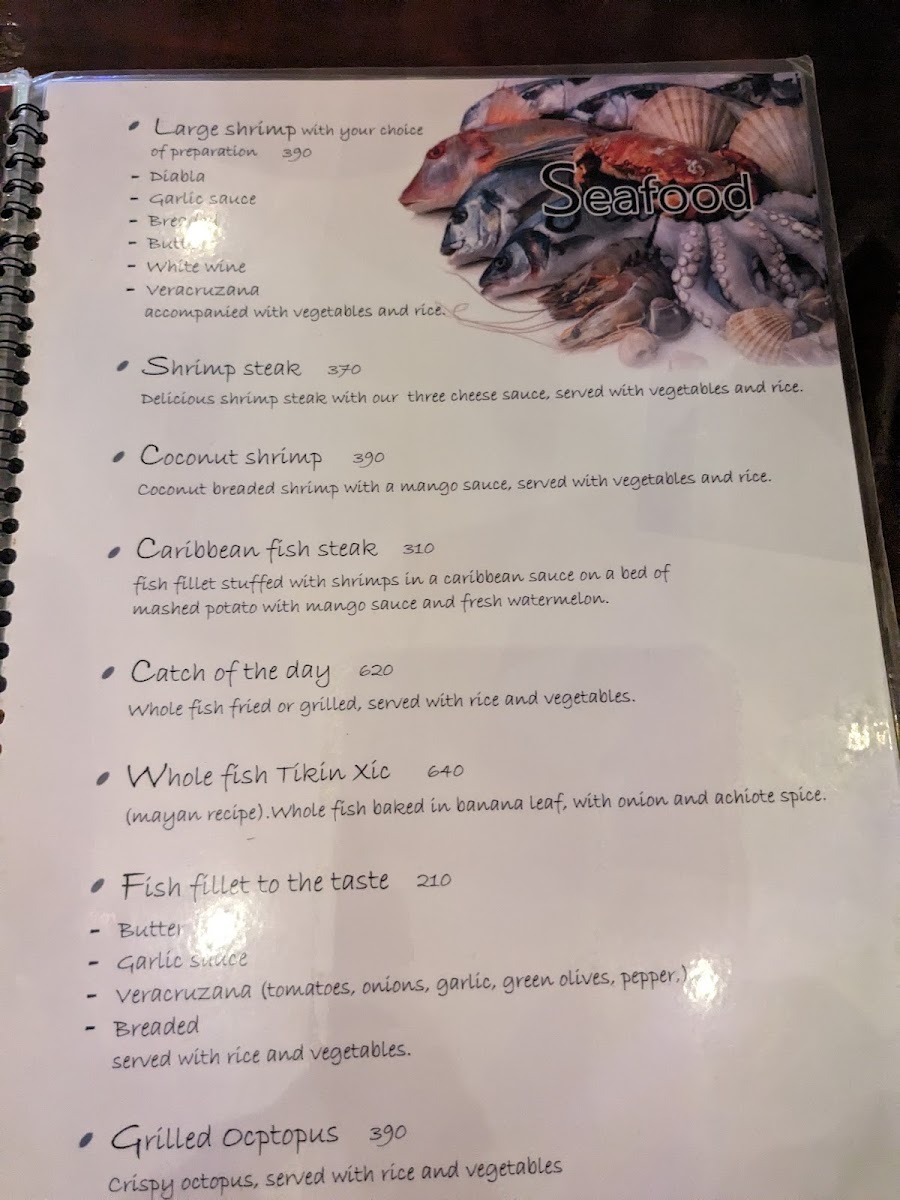 Pez Vela Restaurant Photo Menu 10