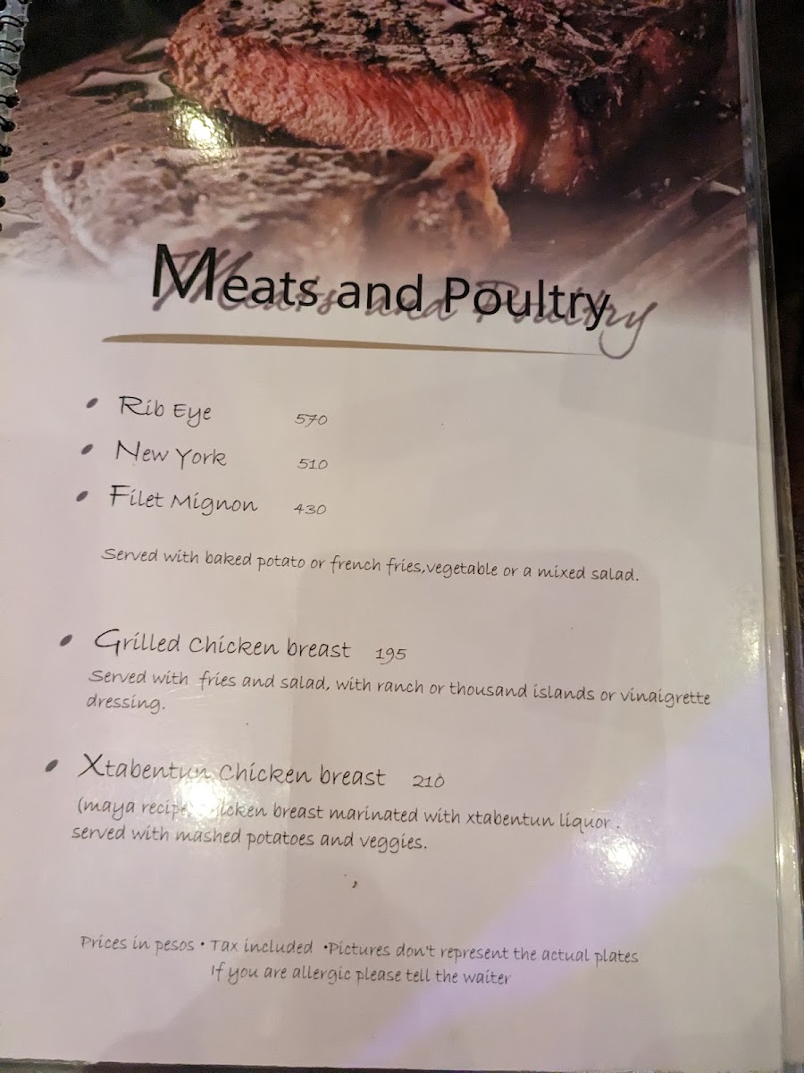 Pez Vela Restaurant Photo Menu 7