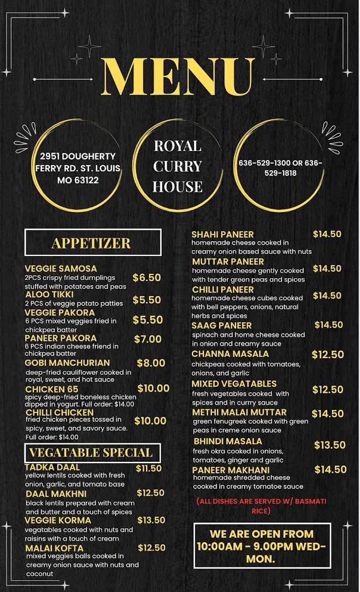 Royal Curry House Photo Menu 3