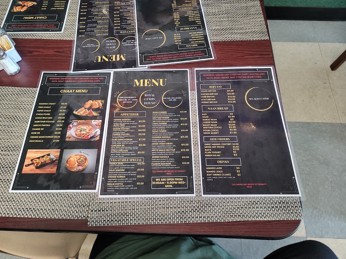 Royal Curry House Photo Menu 4