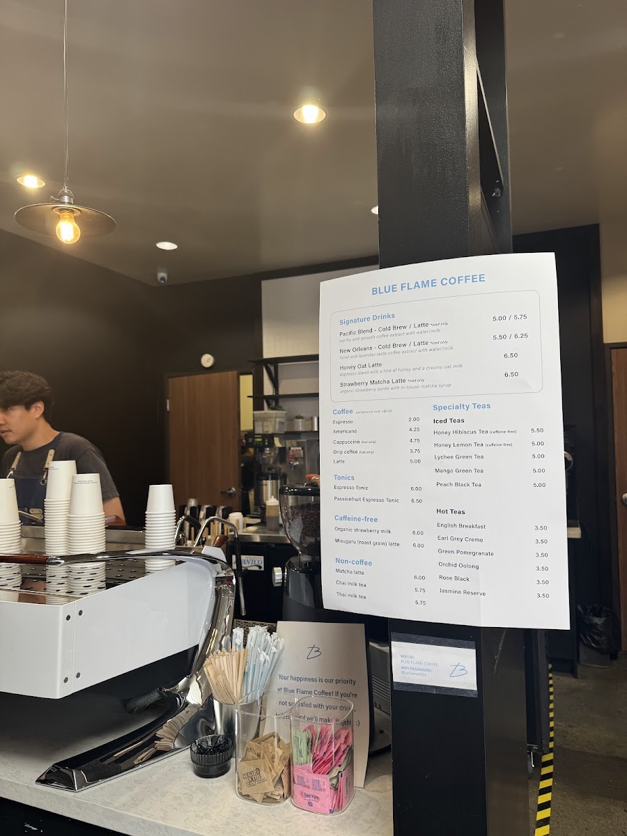 The Blue Flame Coffee Photo Menu 4